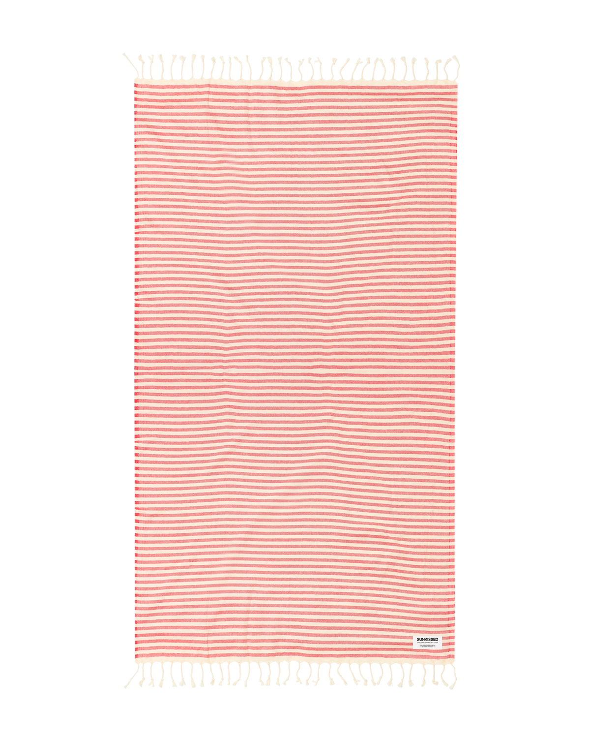 Sand Free Beach Towel • Red Stripe