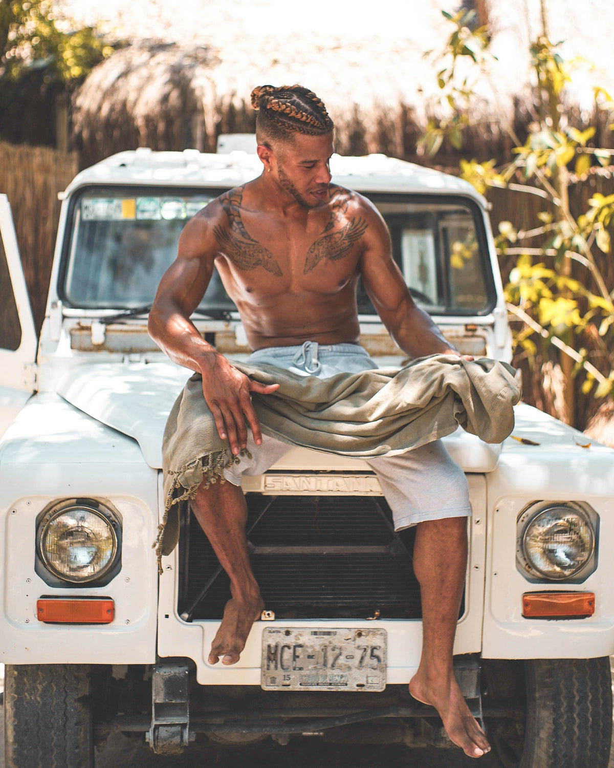 Sand Free Beach Towel • Olive Green